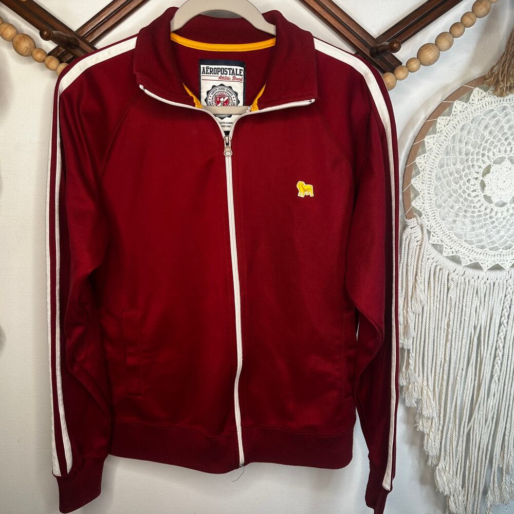 Vintage Aeropostle Burgundy Track Jacket